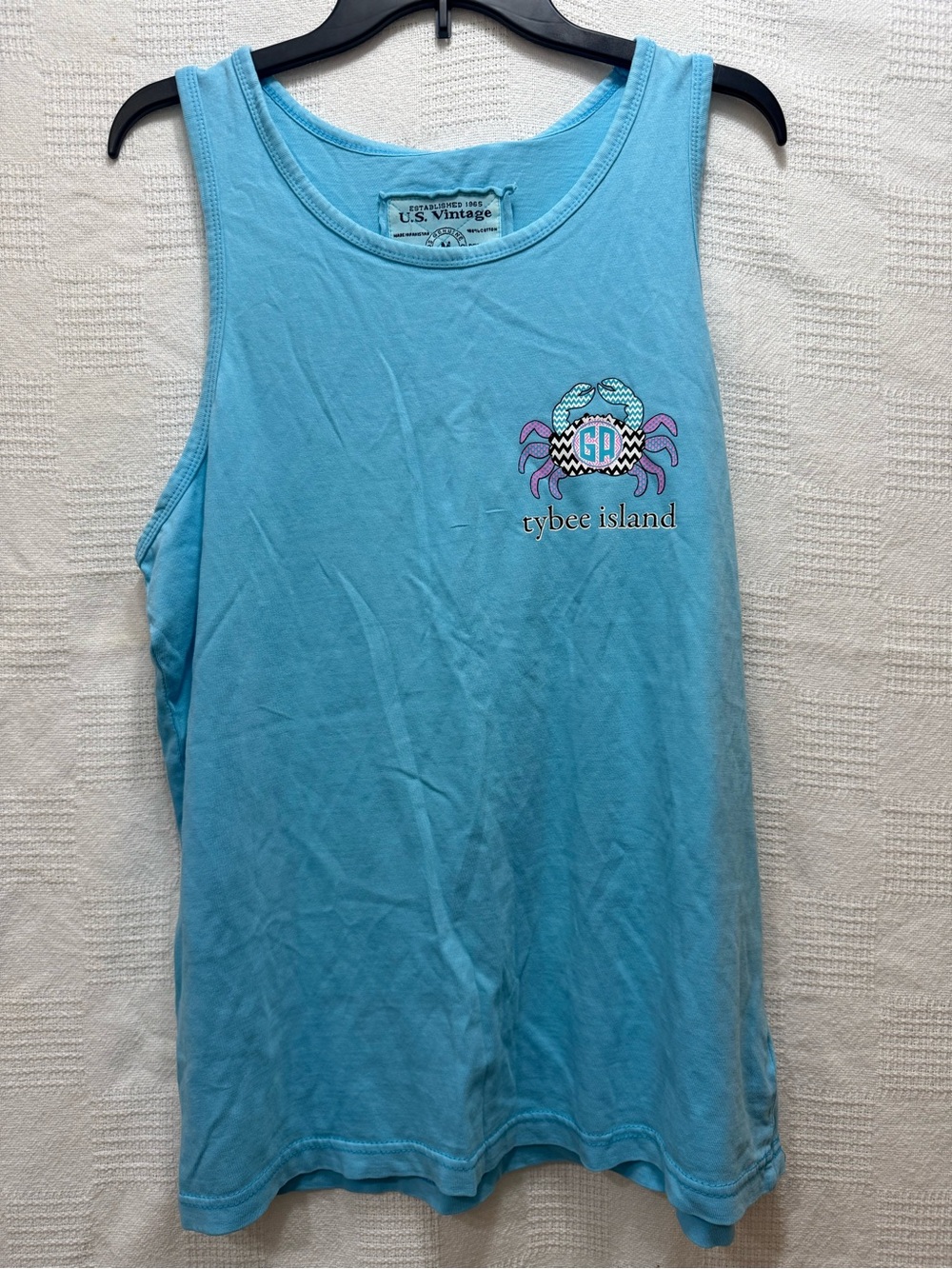Tybee Island Light Blue Women's Tank Top